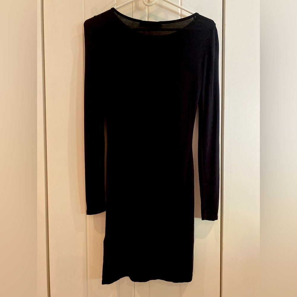 Topshop Petite basic black dress